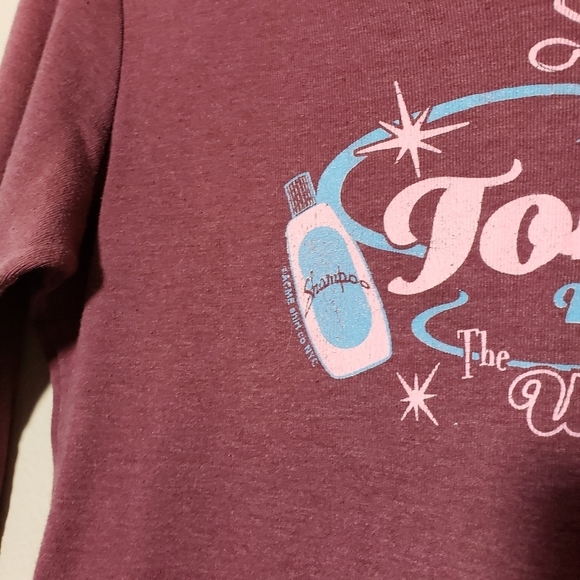 ACME NYC x VINTAGE Tony's hair Salon Ultimate Tease thin graphic tee size L - Picture 7 of 11